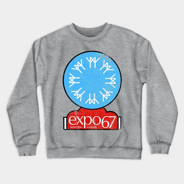 Expo 67 Crewneck Sweatshirt by DrumRollDesigns